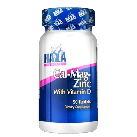 Haya Labs Calcium Magnesium & Zinc with Vitamin D